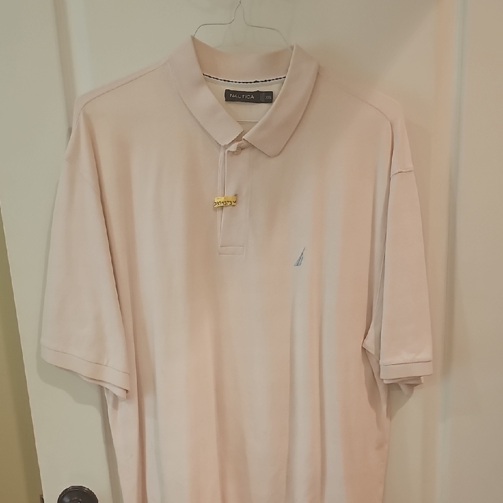 Nautica Men's XXL Light Pink Polo Shirt